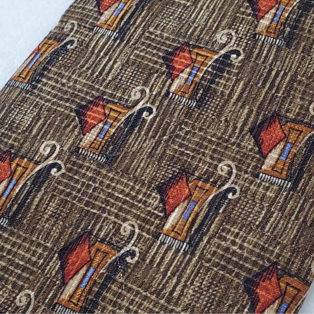 Robert Talbott Classic Patterned Silk Tie. Size Os - image 2